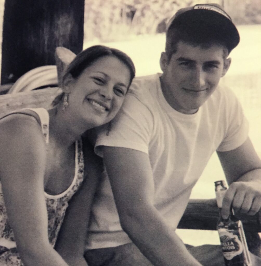Maggie and Travis in the early years