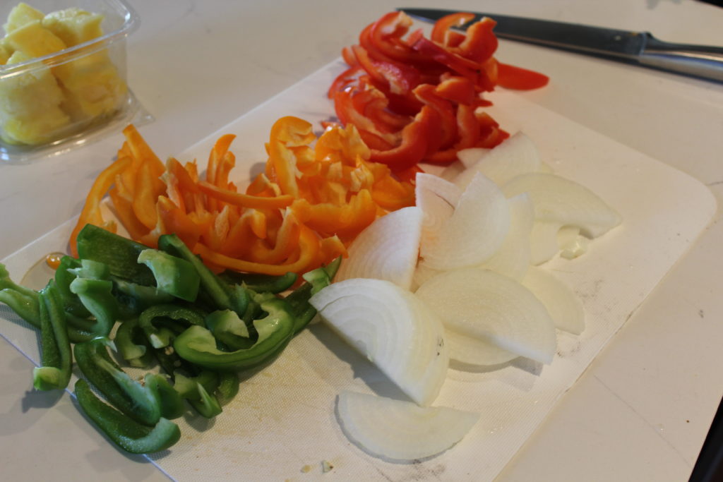 Hawaiian Fusion Steak Fajitas