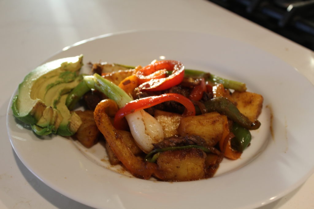 Hawaiian Fusion Steak Fajitas
