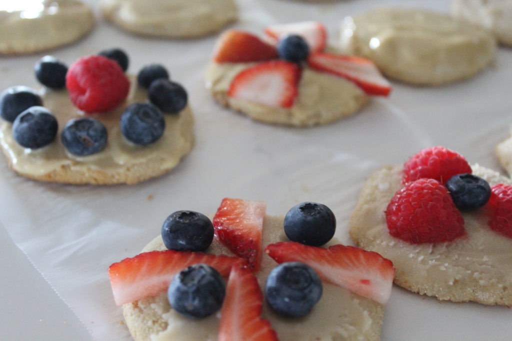 Grain Free Sugar Cookies with Dairy Free Frosting