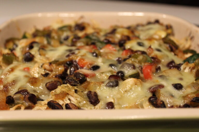 Green Chile Chicken Enchilada Stack