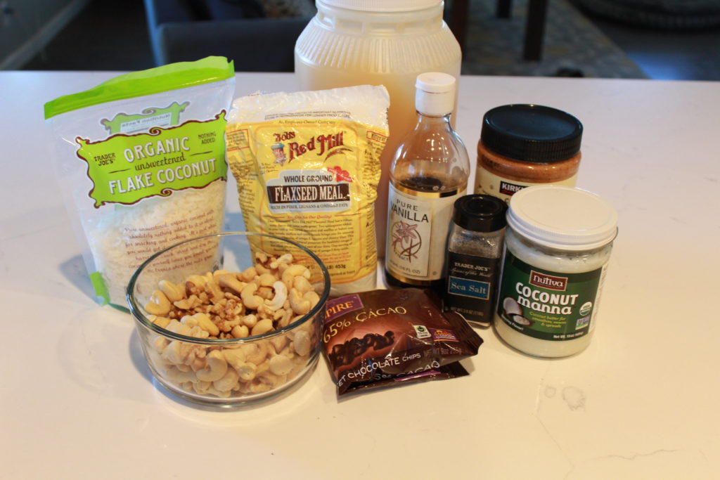 Paleo No-Bake Nut & Chocolate Bars
