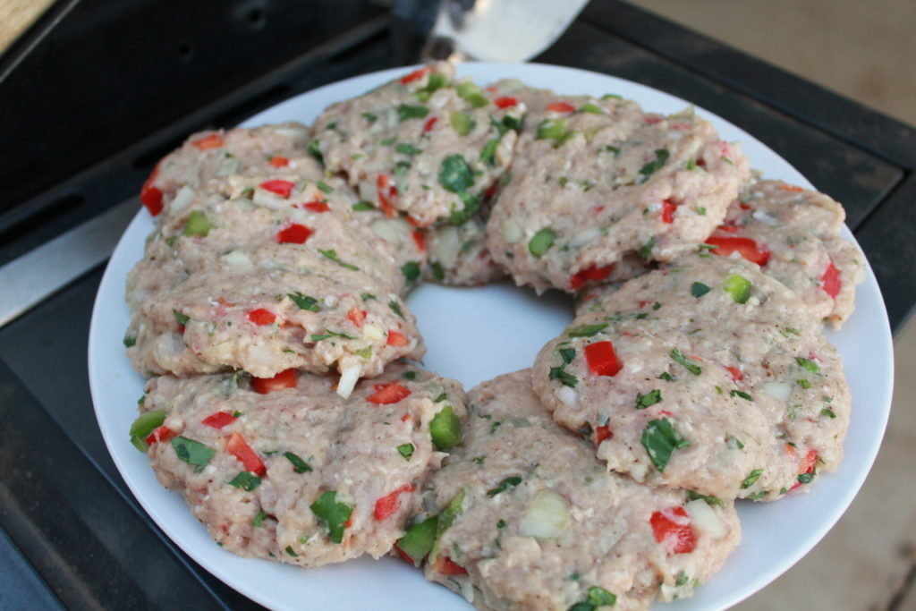 Cilantro Lime Chicken Burgers
