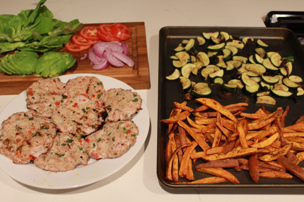 Cilantro Lime Chicken Burgers