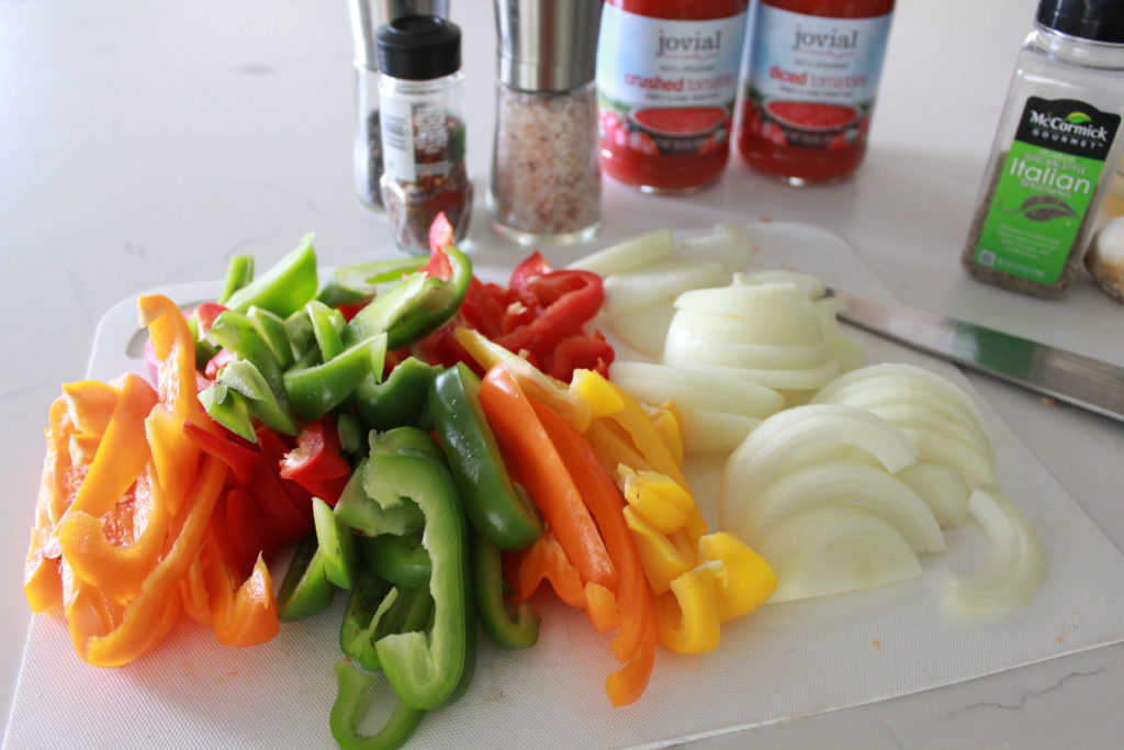 Crock Pot Italian Sausages and Peppers