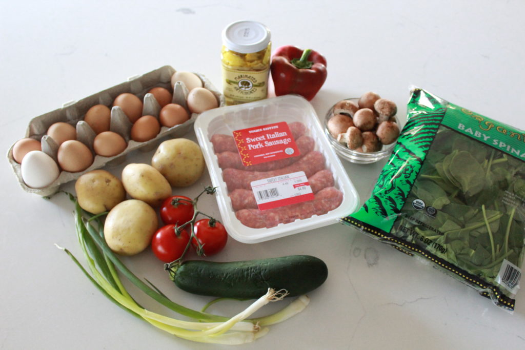 Italian Sausage and Artichoke Frittata