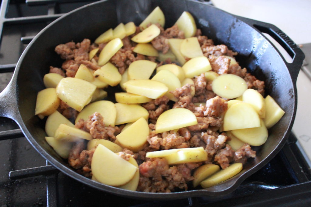 Italian Sausage and Artichoke Frittata