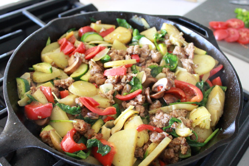 Italian Sausage and Artichoke Frittata