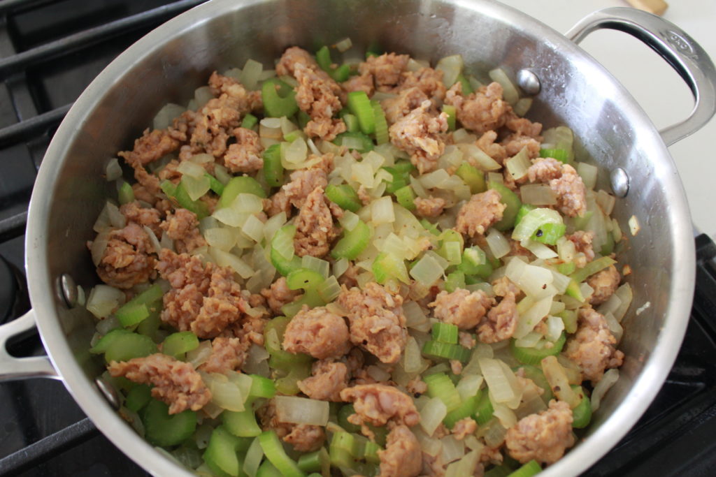 Bread-less Thanksgiving Stuffing