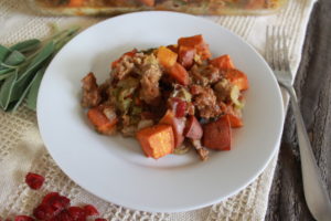 Bread-less Thanksgiving Stuffing