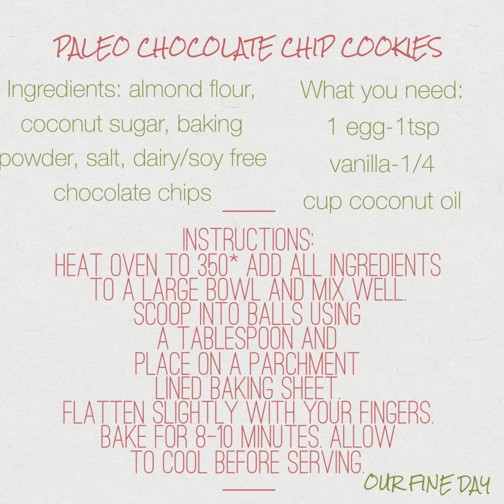 Paleo Cookies in a Jar