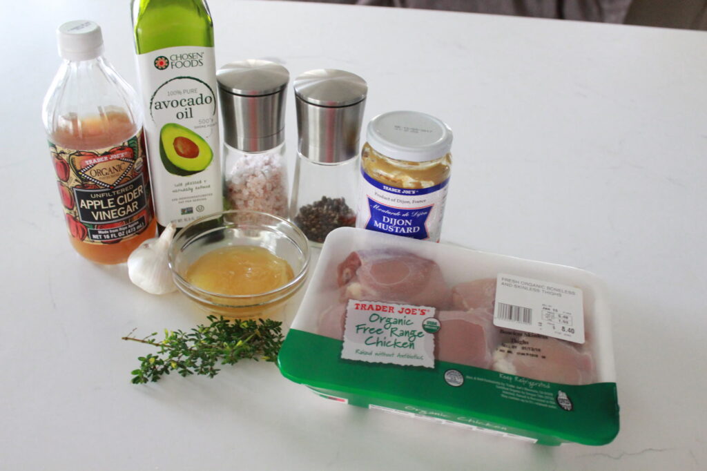 Honey Dijon Chicken Thighs