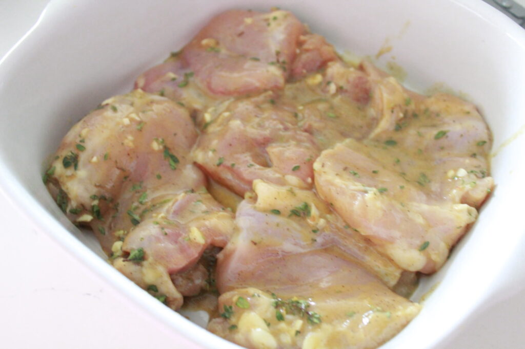 Honey Dijon Chicken Thighs