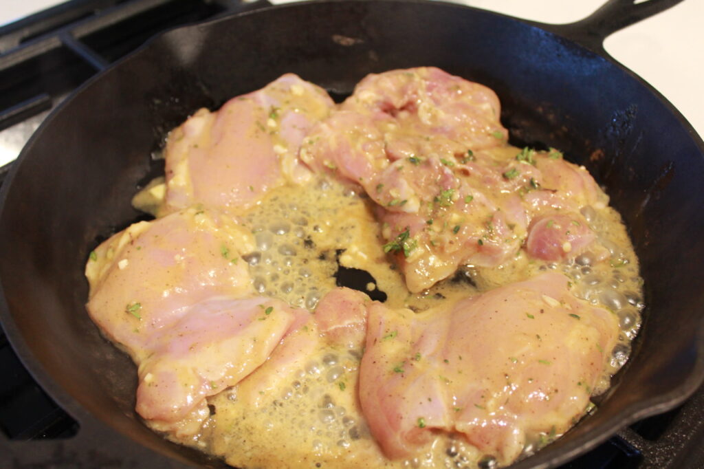 Honey Dijon Chicken Thighs