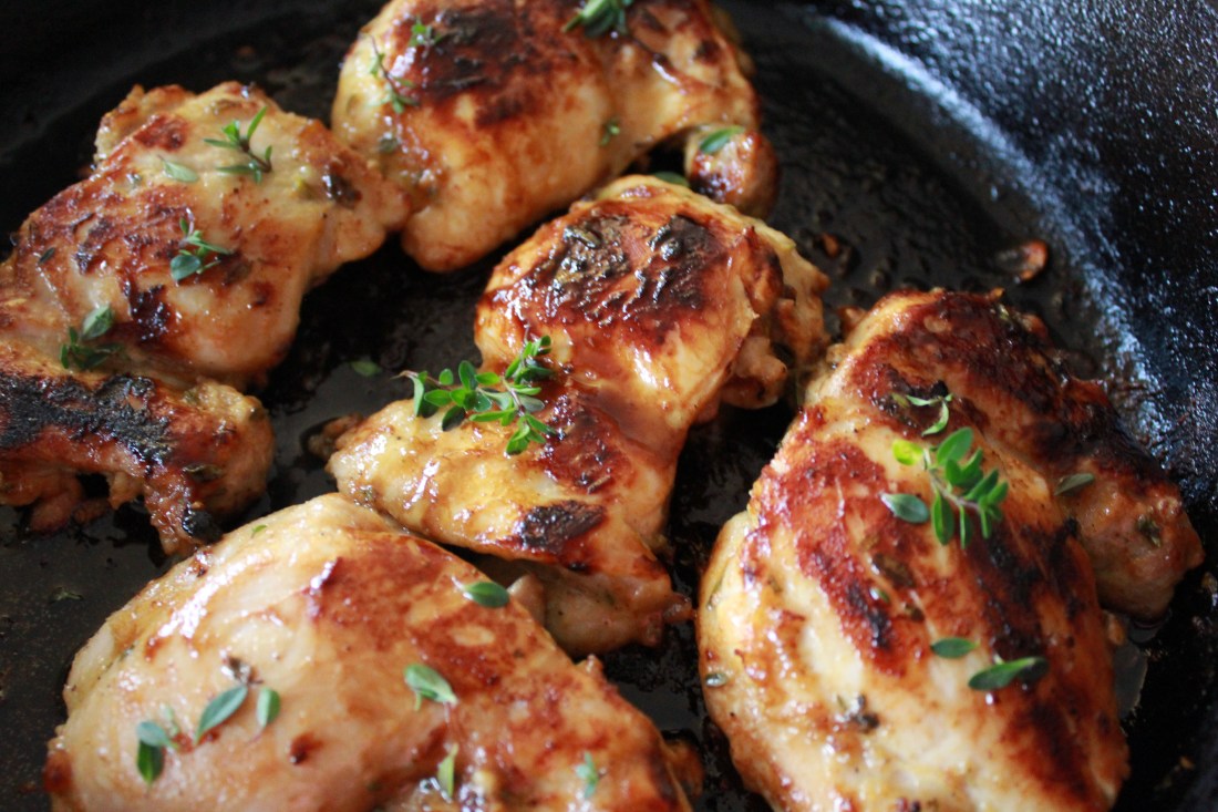Honey Dijon Chicken Thighs