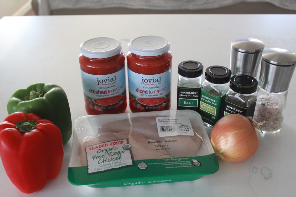 Crock Pot Chicken Cacciatore