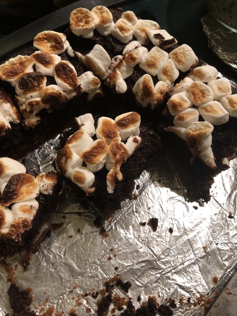 (Gluten Free) S’mores Brownie Bars