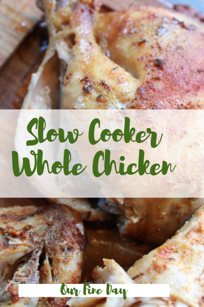 Slow Cooker Whole Chicken