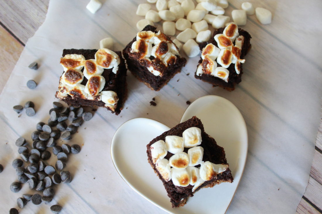 (Gluten Free) S’mores Brownie Bars