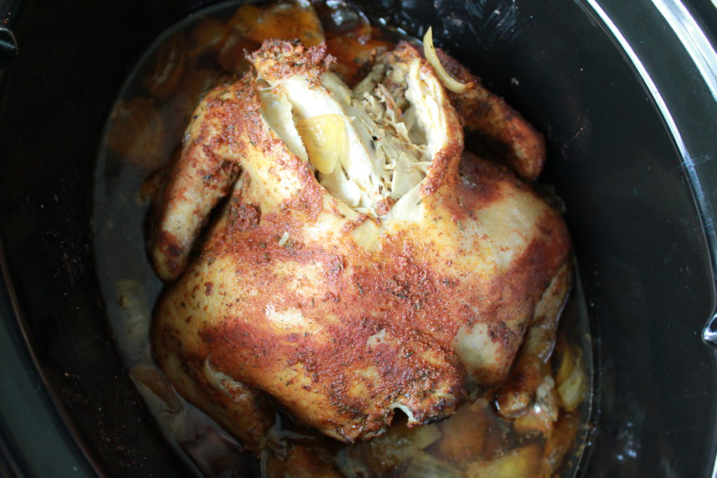 Slow Cooker Whole Chicken