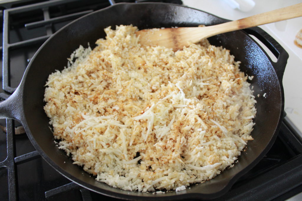 One Pan Chicken & Artichoke Cauliflower Rice
