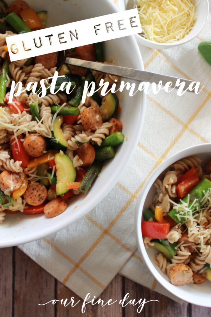 Gluten Free Pasta Primavera