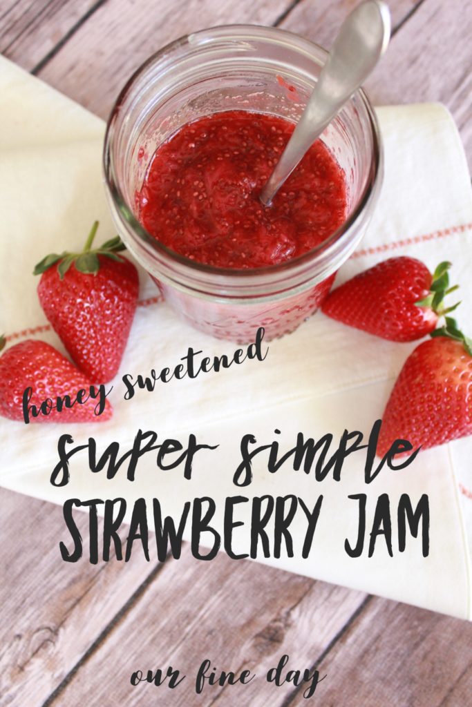 Simple Strawberry Jam (Only 4 Ingredients)