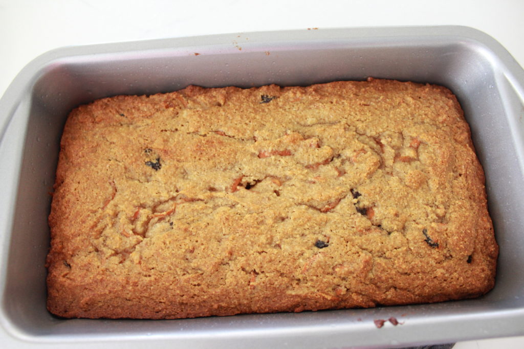 Carrot Cake Loaf with Maple Glaze