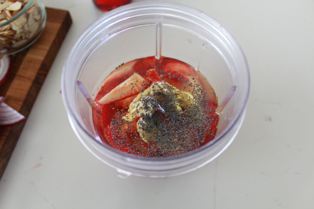 Strawberry Spring Salad with Strawberry Poppyseed Dressing