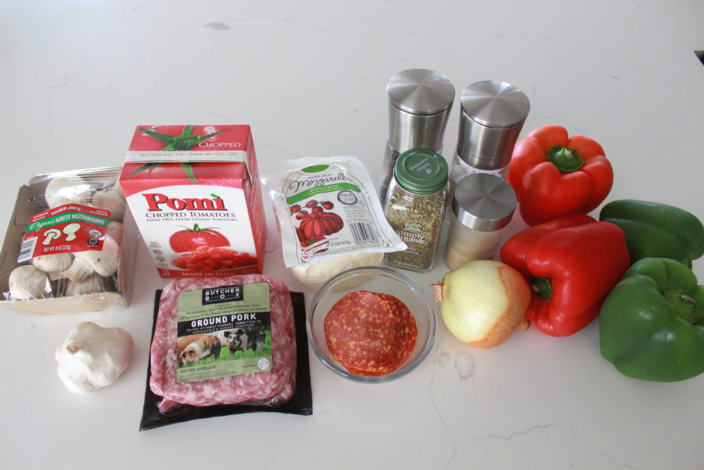 Pizza Stuffed Bell Peppers