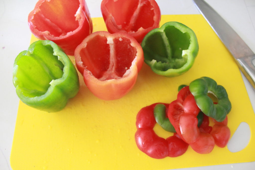 Pizza Stuffed Bell Peppers