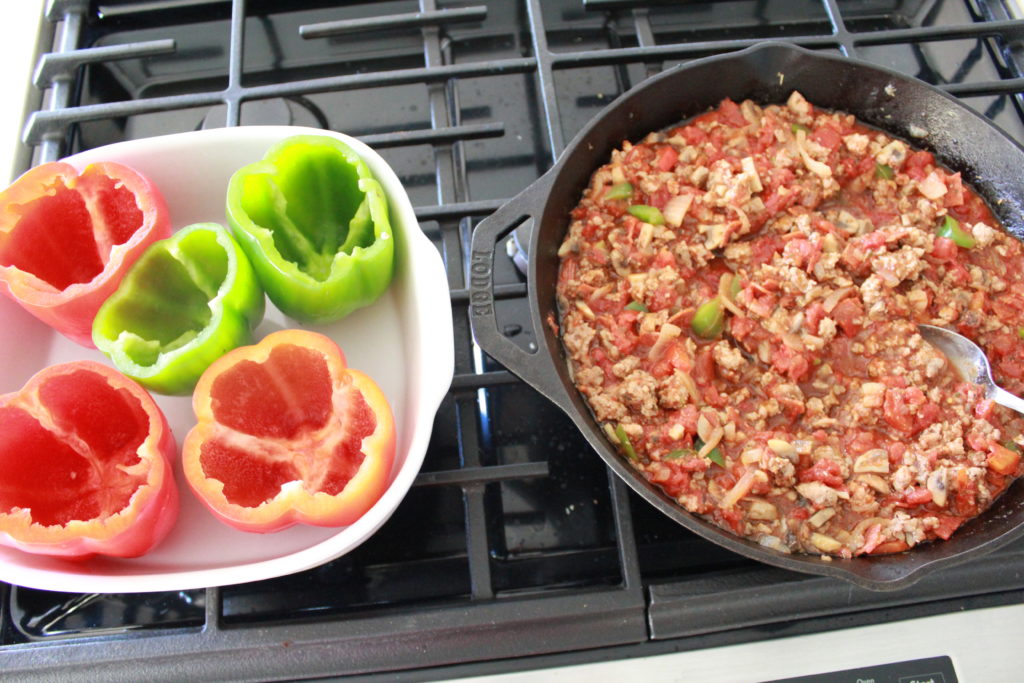 Pizza Stuffed Bell Peppers