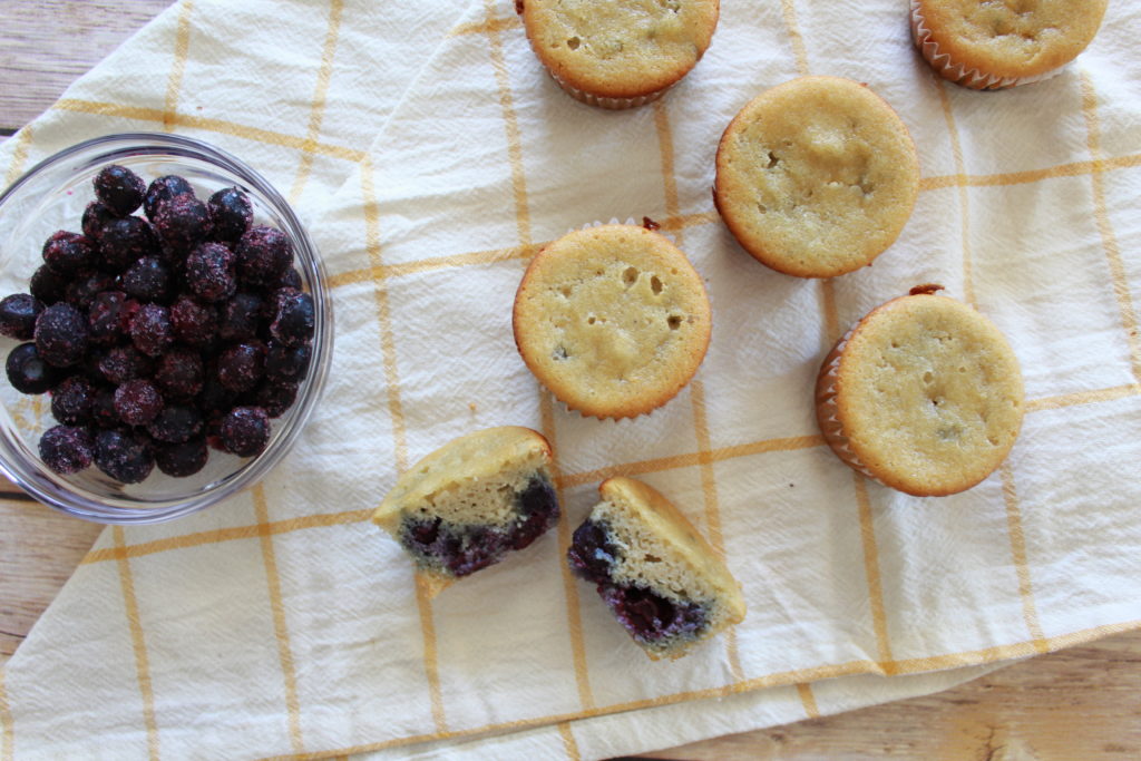 Almond Flour Paleo Blueberry Muffins