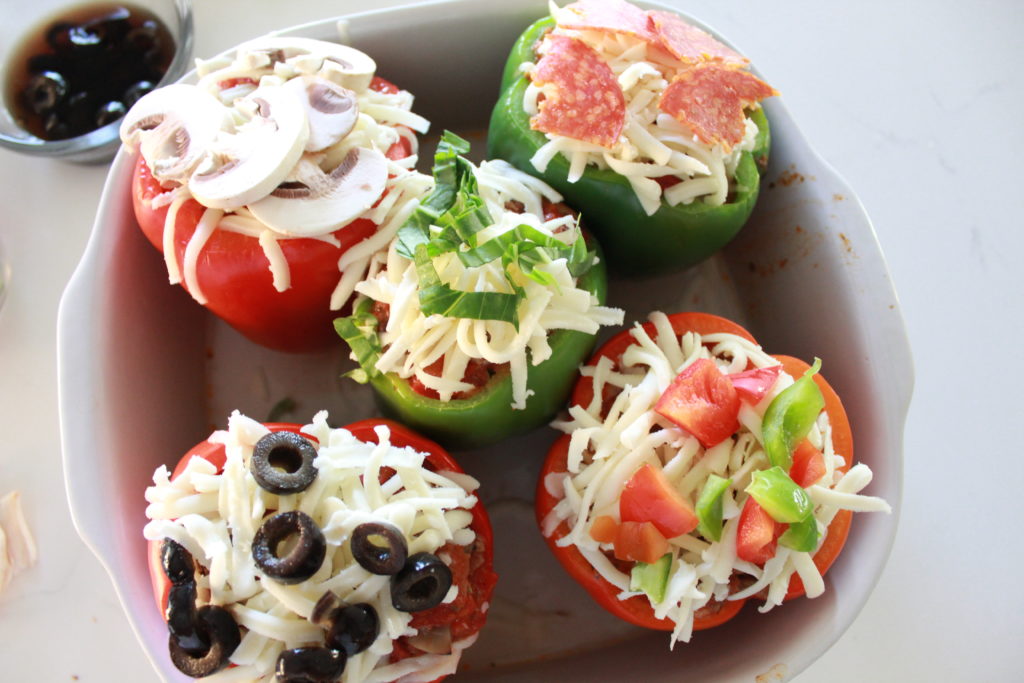 Pizza Stuffed Bell Peppers