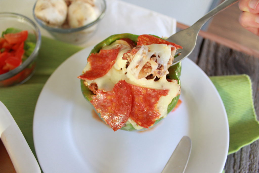 Pizza Stuffed Bell Peppers