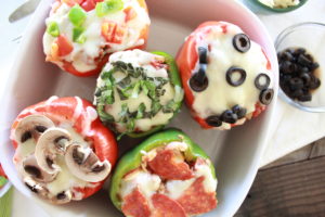 Pizza Stuffed Bell Peppers