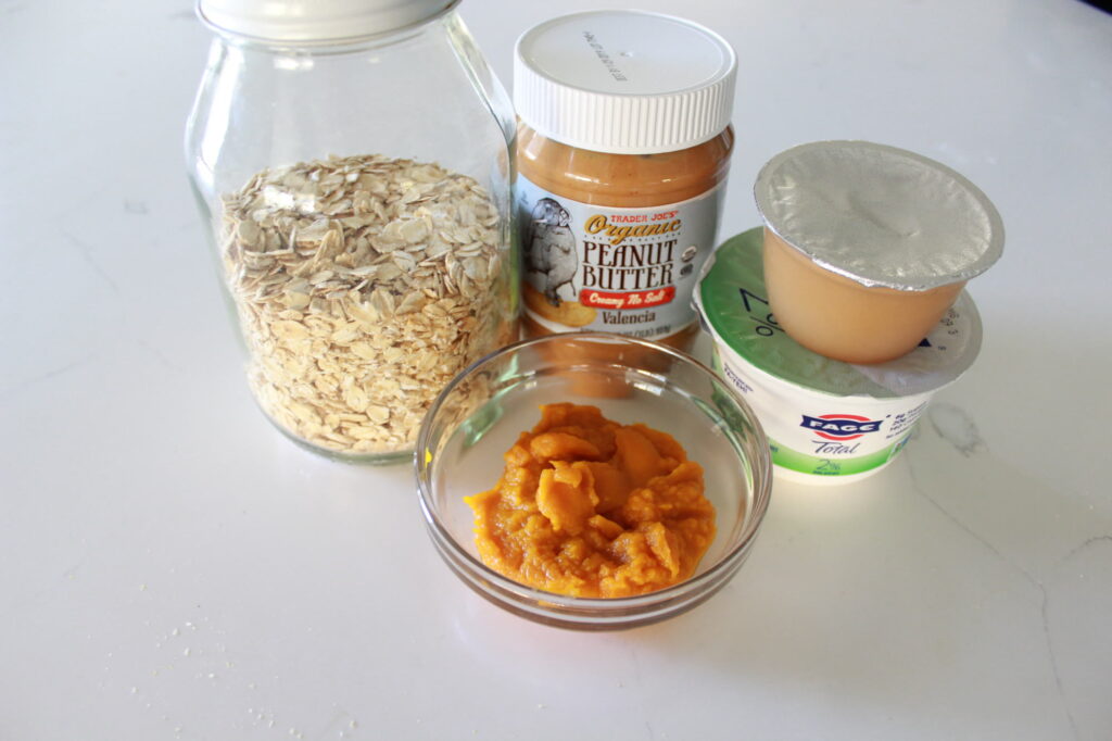 No-Bake Peanut Butter Pumpkin Dog Treats