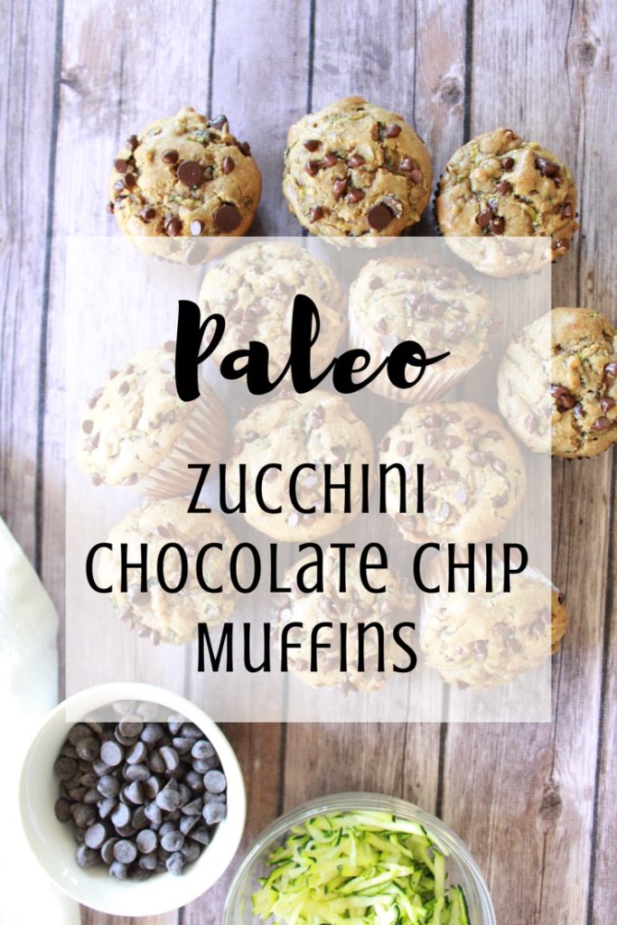 Paleo Zucchini Chocolate Chip Muffins