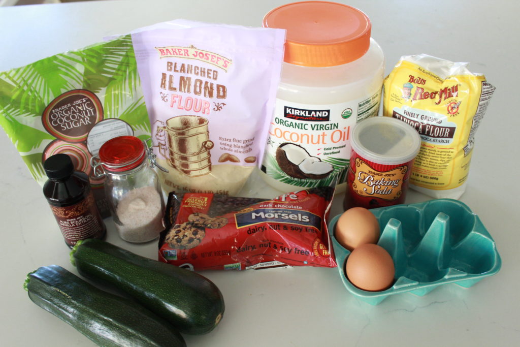 Paleo Zucchini Chocolate Chip Muffins
