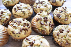 Paleo Zucchini Chocolate Chip Muffins