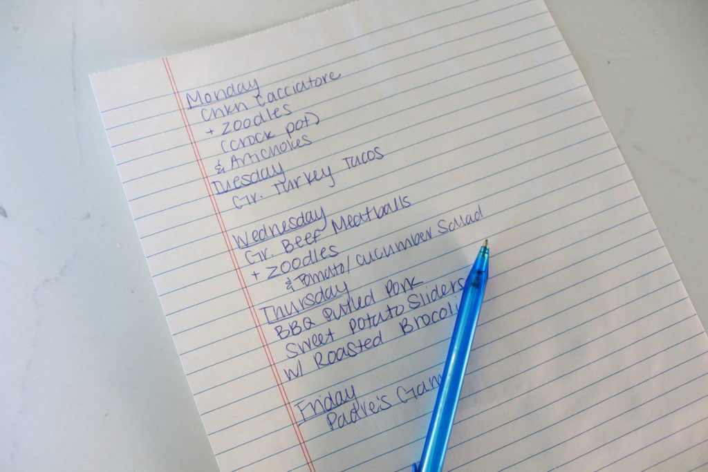 Meal Plan Monday