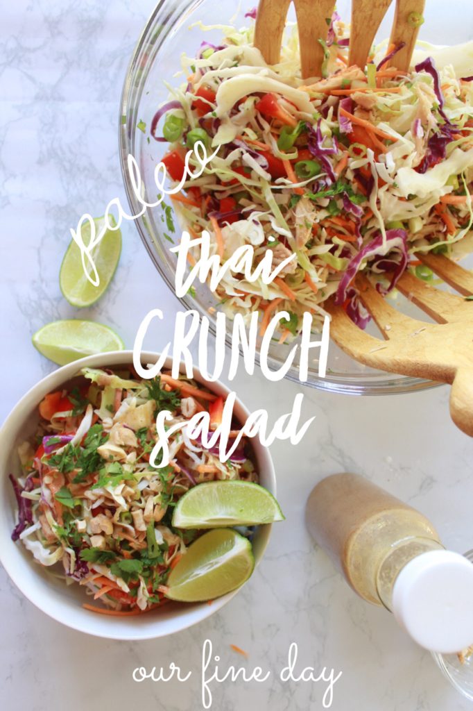 Paleo Thai Crunch Salad