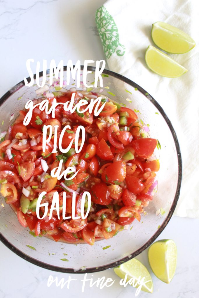 Summer Garden Pico de Gallo