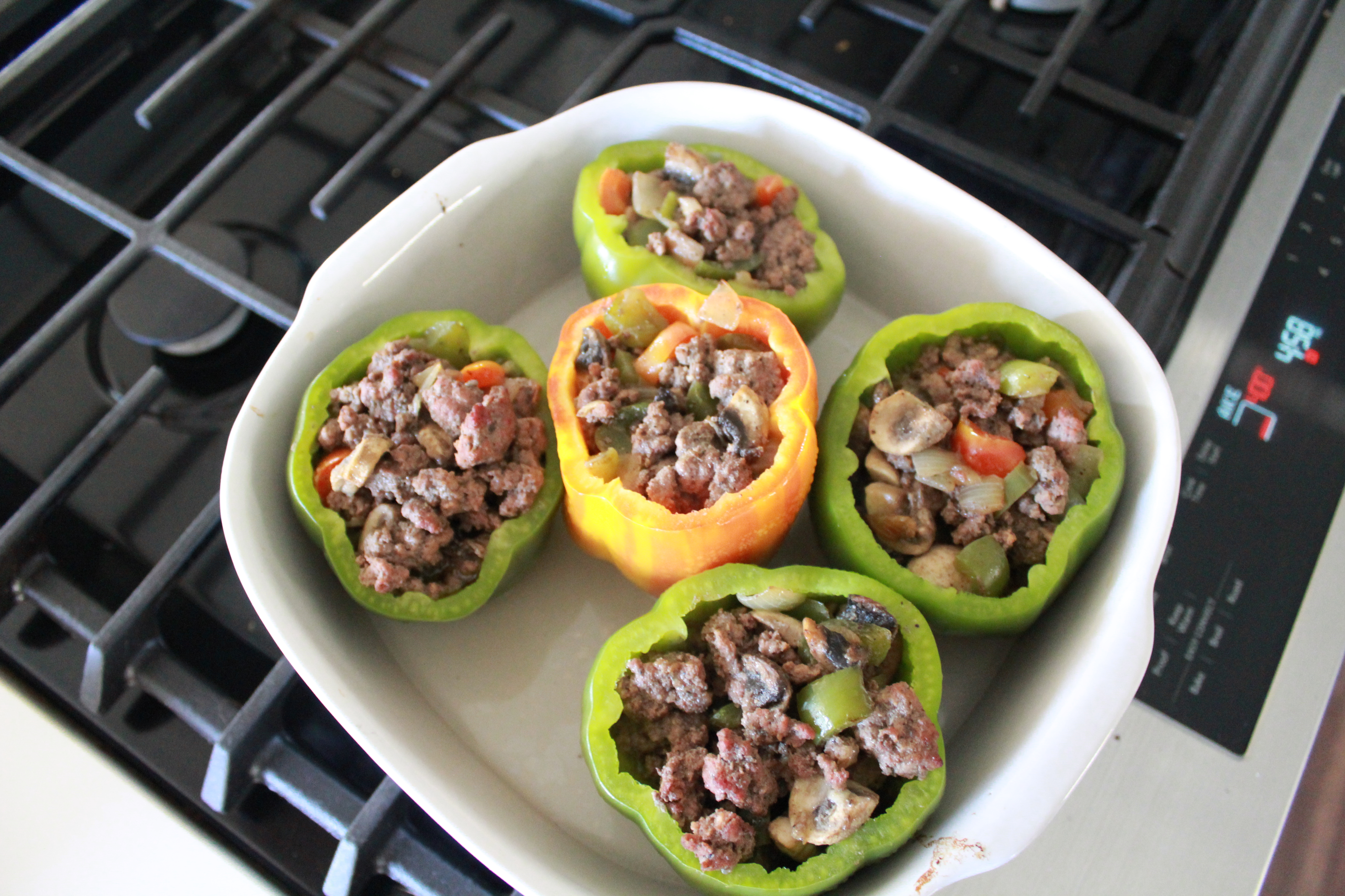 Philly Cheesesteak Stuffed Bell Peppers