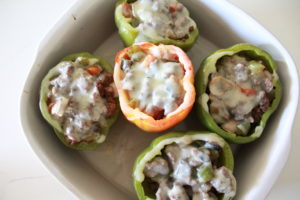 Philly Cheesesteak Stuffed Bell Peppers